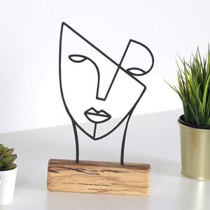 Imagine Decoratiune, M-034, 17x30x3, 5 cm, Negru