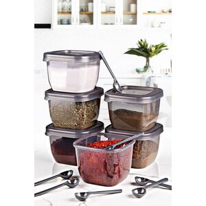 Imagine Set recipiente depozitare, Hermia, 430KSV9478, Antracit