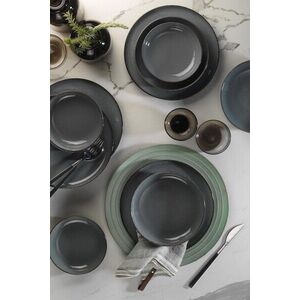 Imagine Serviciu de masa, Hermia, 710KTP3405, Farfurie: 20 cm (4 bucăți), Gri
