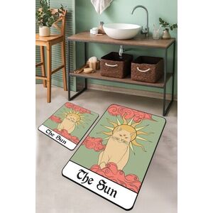 Imagine Set covorase de baie, L'essentiel Maison, Sunny The Sun, Poliester, Multicolor