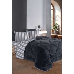 Imagine Set de dormit dublu, L'essentiel Maison, Soft Line, Antracit