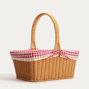 Imagine Cos de picnic Perlotte, Homla, 38x26x18 cm, plastic/in/poliester, natur