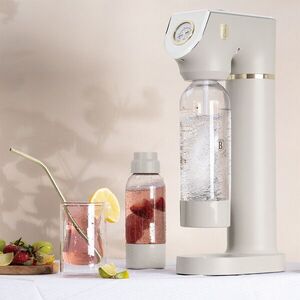Imagine Aparat sifon Berlinger Haus, Sahara, 22x13x43 cm, 0.5L / 1L, inox/polipropilena, crem