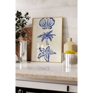 Imagine Tablou decorativ, 109735, Lemn masiv, Sticla PVC, Multicolor