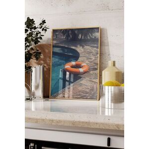Imagine Tablou decorativ, 109737, Lemn masiv, Sticla PVC, Multicolor