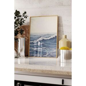 Imagine Tablou decorativ, 109752, Lemn masiv, Sticla PVC, Multicolor