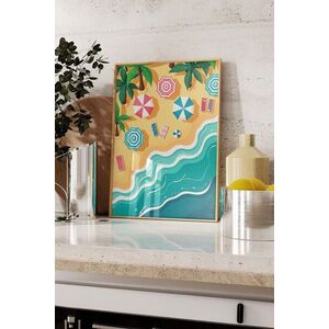 Imagine Tablou decorativ, 109759, Lemn masiv, Sticla PVC, Multicolor