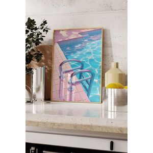 Imagine Tablou decorativ, 109765, Lemn masiv, Sticla PVC, Multicolor