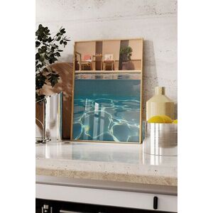 Imagine Tablou decorativ, 109780, Lemn masiv, Sticla PVC, Multicolor