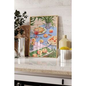 Imagine Tablou decorativ, 109781, Lemn masiv, Sticla PVC, Multicolor