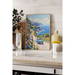 Imagine Tablou decorativ, 109812, Lemn masiv, Sticla PVC, Multicolor