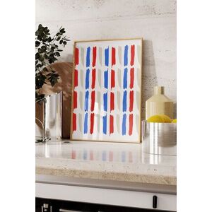 Imagine Tablou decorativ, 109820, Lemn masiv, Sticla PVC, Multicolor