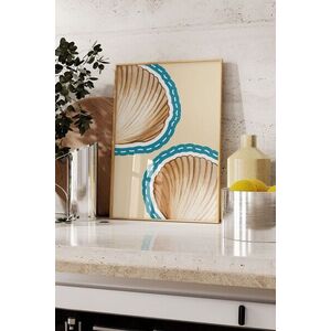 Imagine Tablou decorativ, 109825, Lemn masiv, Sticla PVC, Multicolor