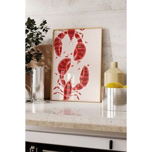Imagine Tablou decorativ, 109828, Lemn masiv, Sticla PVC, Multicolor