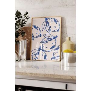 Imagine Tablou decorativ, 109830, Lemn masiv, Sticla PVC, Multicolor