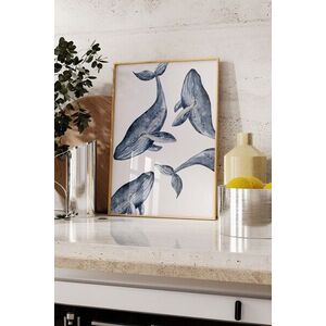 Imagine Tablou decorativ, 109833, Lemn masiv, Sticla PVC, Multicolor
