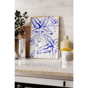 Imagine Tablou decorativ, 109837, Lemn masiv, Sticla PVC, Multicolor