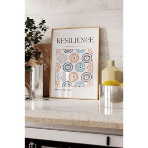 Imagine Tablou decorativ, 109848, Lemn masiv, Sticla PVC, Multicolor