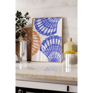 Imagine Tablou decorativ, 109849, Lemn masiv, Sticla PVC, Multicolor