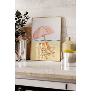 Imagine Tablou decorativ, 109854, Lemn masiv, Sticla PVC, Multicolor