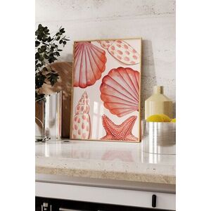 Imagine Tablou decorativ, 109859, Lemn masiv, Sticla PVC, Multicolor
