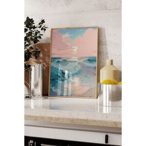 Imagine Tablou decorativ, 109863, Lemn masiv, Sticla PVC, Multicolor