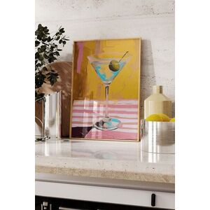 Imagine Tablou decorativ, 109867, Lemn masiv, Sticla PVC, Multicolor