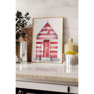Imagine Tablou decorativ, 109869, Lemn masiv, Sticla PVC, Multicolor