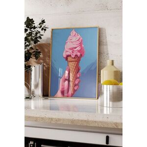Imagine Tablou decorativ, 109875, Lemn masiv, Sticla PVC, Multicolor