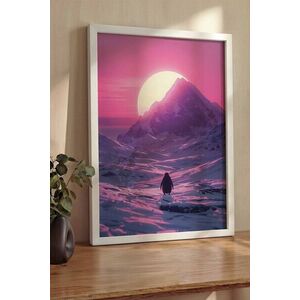 Imagine Tablou decorativ, 114997, Lemn masiv, Sticla PVC, Multicolor