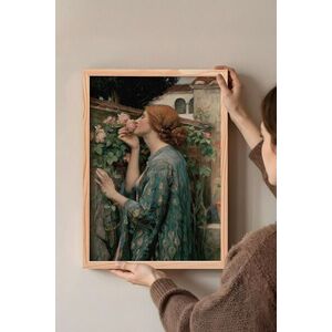 Imagine Tablou decorativ, 115007, Lemn masiv, Sticla PVC, Multicolor