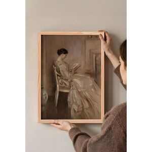 Imagine Tablou decorativ, 115014, Lemn masiv, Sticla PVC, Multicolor