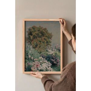 Imagine Tablou decorativ, 115029, Lemn masiv, Sticla PVC, Multicolor