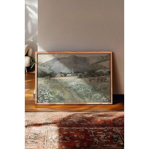 Imagine Tablou decorativ, 115047, Lemn masiv, Sticla PVC, Multicolor