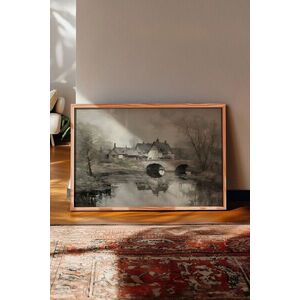 Imagine Tablou decorativ, 115052, Lemn masiv, Sticla PVC, Multicolor