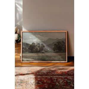 Imagine Tablou decorativ, 115059, Lemn masiv, Sticla PVC, Multicolor