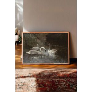 Imagine Tablou decorativ, 115065, Lemn masiv, Sticla PVC, Multicolor