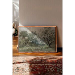 Imagine Tablou decorativ, 115070, Lemn masiv, Sticla PVC, Multicolor