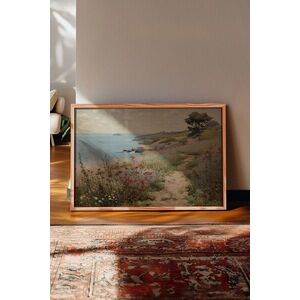 Imagine Tablou decorativ, 115072, Lemn masiv, Sticla PVC, Multicolor