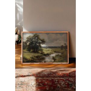 Imagine Tablou decorativ, 115079, Lemn masiv, Sticla PVC, Multicolor