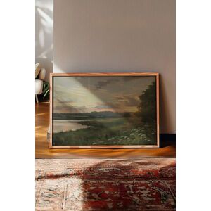 Imagine Tablou decorativ, 115080, Lemn masiv, Sticla PVC, Multicolor