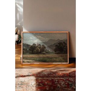 Imagine Tablou decorativ, 115082, Lemn masiv, Sticla PVC, Multicolor