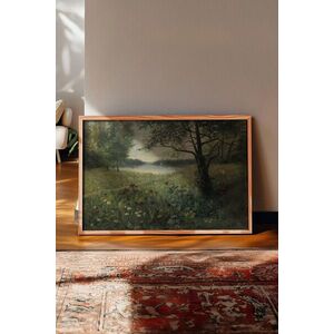 Imagine Tablou decorativ, 115085, Lemn masiv, Sticla PVC, Multicolor