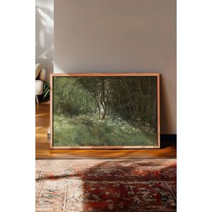 Imagine Tablou decorativ, 115088, Lemn masiv, Sticla PVC, Multicolor
