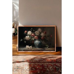 Imagine Tablou decorativ, 115090, Lemn masiv, Sticla PVC, Multicolor