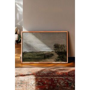 Imagine Tablou decorativ, 115091, Lemn masiv, Sticla PVC, Multicolor