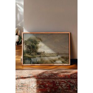 Imagine Tablou decorativ, 115092, Lemn masiv, Sticla PVC, Multicolor