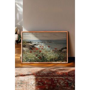 Imagine Tablou decorativ, 115095, Lemn masiv, Sticla PVC, Multicolor