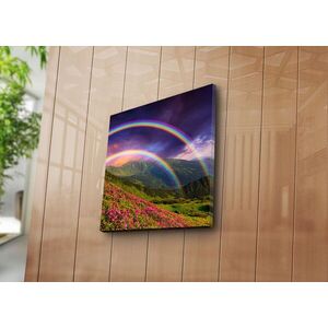 Imagine Tablou decorativ, 4545K-33, PÂNZĂ DIN PIELE ÎNTOARSĂ, Dimensiune: 45 x 45 cm, Multicolor