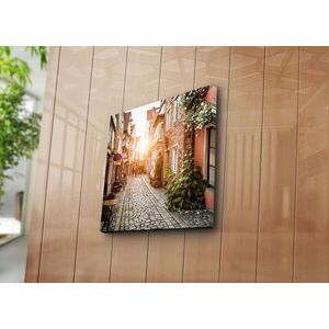 Imagine Tablou decorativ, 4545K-54, PÂNZĂ DIN PIELE ÎNTOARSĂ, Dimensiune: 45 x 45 cm, Multicolor